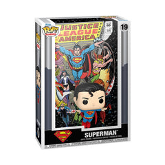 DC Comics POP! Comic Cover Vinyl Figur Justice League of America Superman 9 cm - Smalltinytoystore