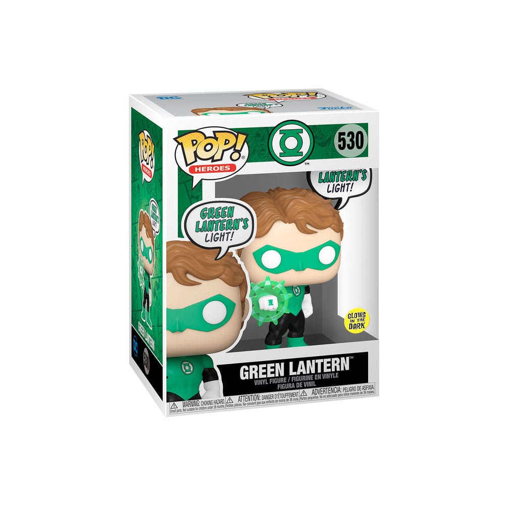DC Comics POP! Heroes Vinyl Figur Green Lantern(Beware)(GW) 9 cm - Smalltinytoystore