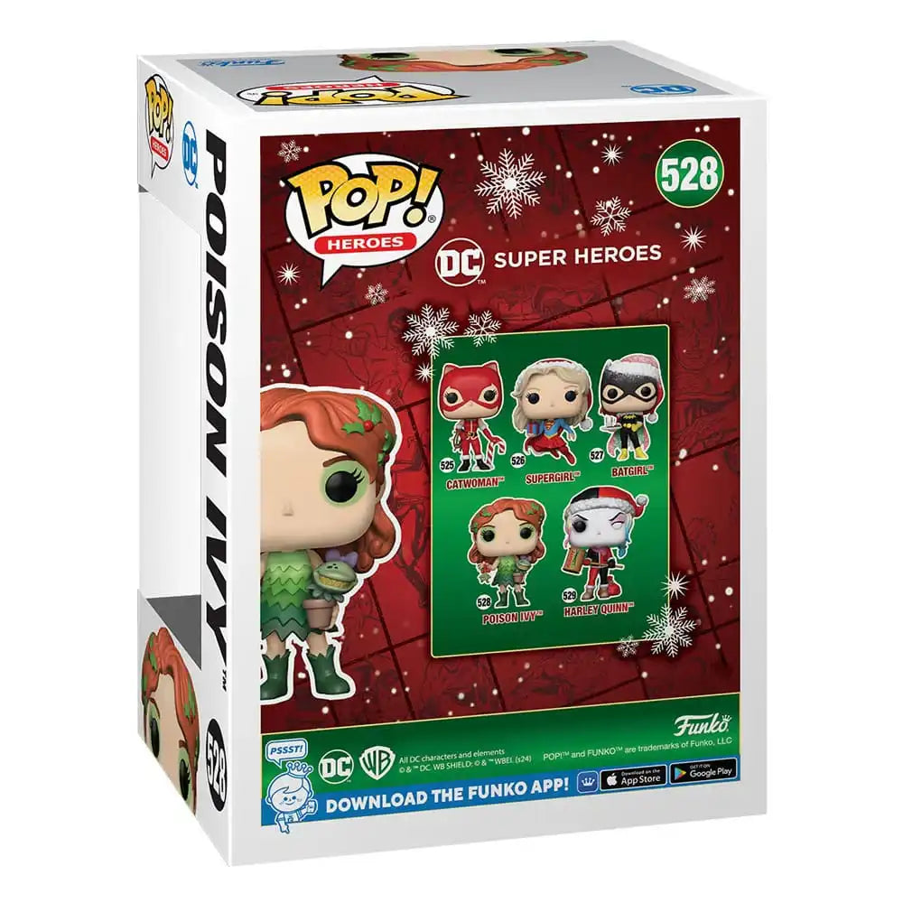 DC Comics POP! Heroes Vinyl Figur Holiday '24- Poison Ivy 9 cm - Smalltinytoystore