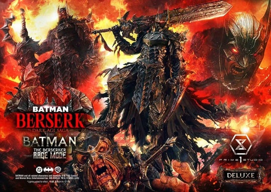 DC Comics Premium Masterline Series Statue 1/4 Batman (Comics) Batman: The Berserker Rage Mode DX Bonus Version 93 cm