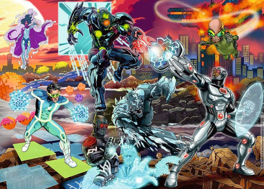 DC Comics Puzzle Cyborg (1000 Teile) - Smalltinytoystore