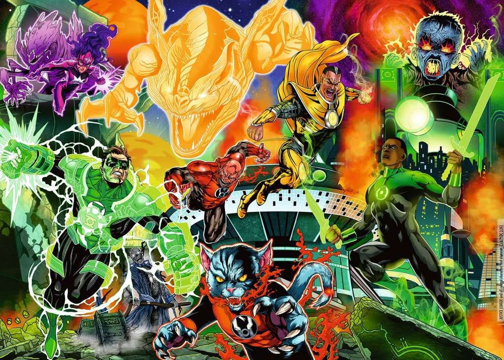 DC Comics Puzzle Green Lantern (1000 Teile) - Smalltinytoystore