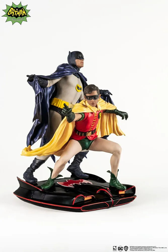 DC Comics PVC Diorama Statue 1/8 Batman & Robin 1966 23 cm - Smalltinytoystore