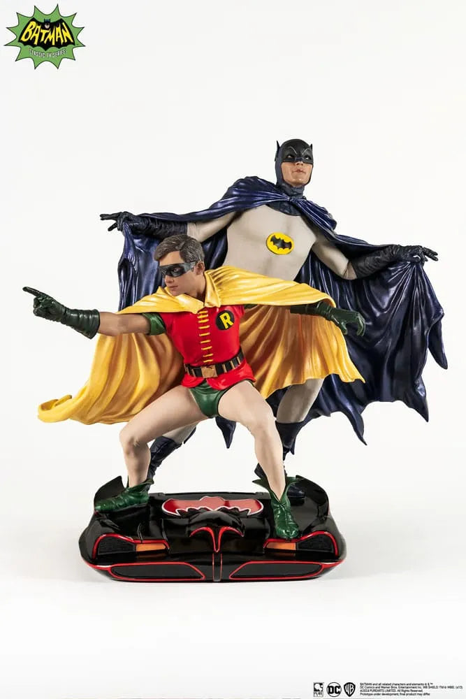 DC Comics PVC Diorama Statue 1/8 Batman & Robin 1966 23 cm - Smalltinytoystore