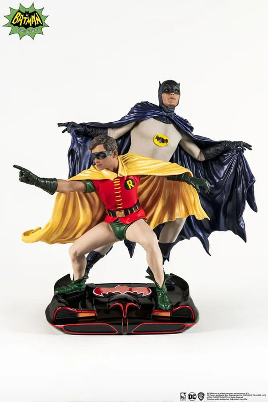 DC Comics PVC Diorama Statue 1/8 Batman & Robin 1966 23 cm - Smalltinytoystore