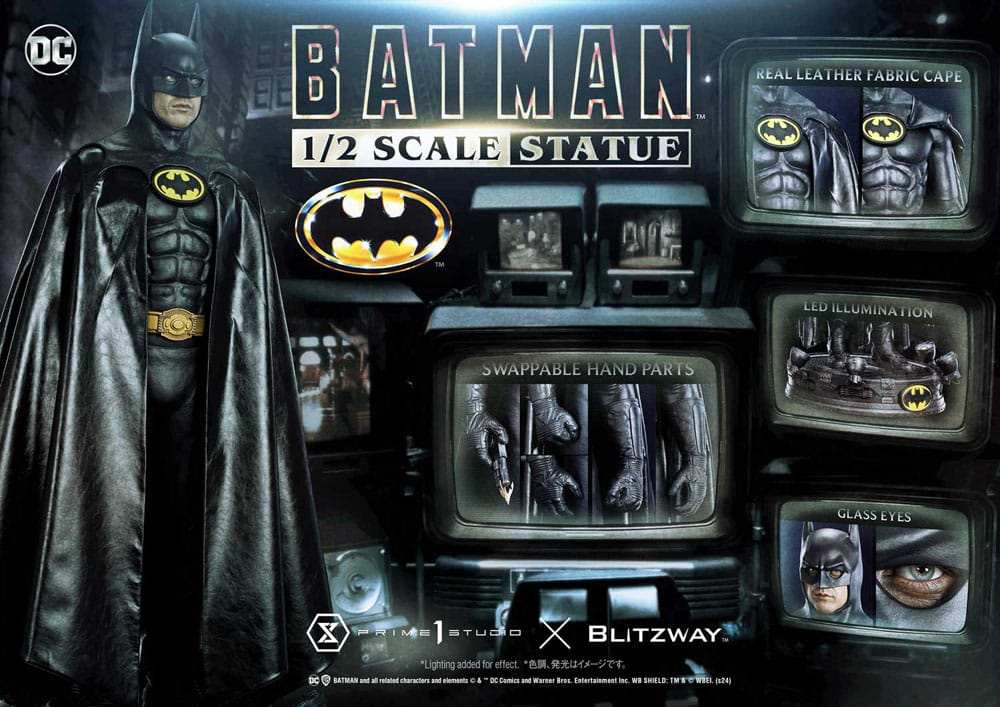 DC Comics Statue 1/2 Batman 1989 106 cm - Smalltinytoystore