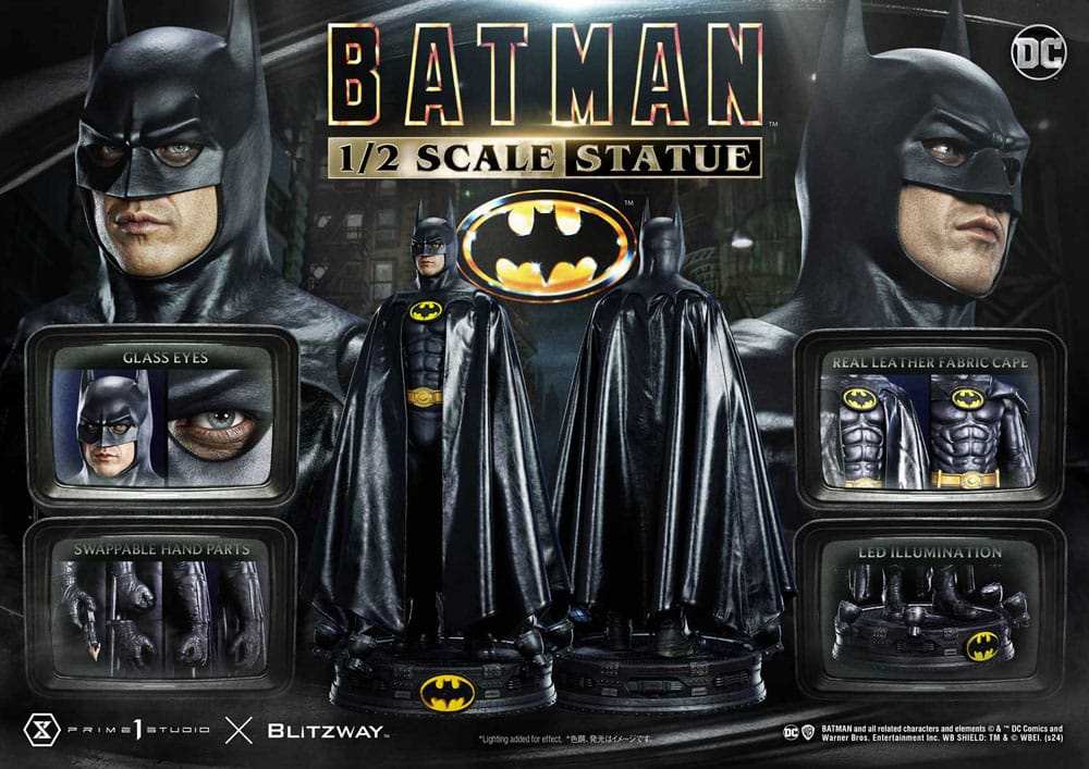 DC Comics Statue 1/2 Batman 1989 106 cm - Smalltinytoystore