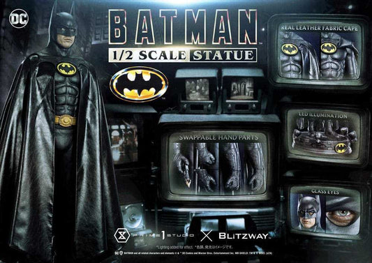 DC Comics Statue 1/2 Batman 1989 106 cm - Smalltinytoystore