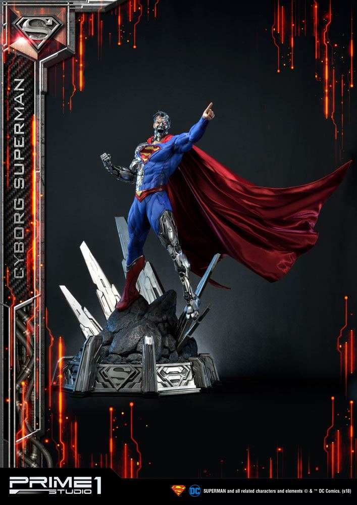 DC Comics Statue 1/3 Cyborg Superman 93 cm - Smalltinytoystore