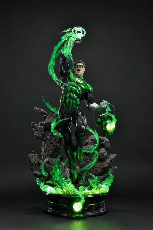 DC Comics Statue 1/3 Green Lantern Hal Jordan Deluxe Bonus Version 97 cm - Beschädigte Verpackung - Smalltinytoystore