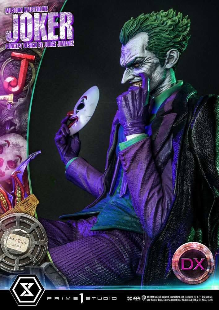 DC Comics Statue 1/3 The Joker Deluxe Bonus Version Concept Design by Jorge Jimenez 53 cm - Smalltinytoystore