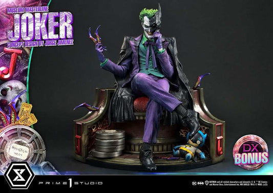 DC Comics Statue 1/3 The Joker Deluxe Bonus Version Concept Design by Jorge Jimenez 53 cm - Smalltinytoystore