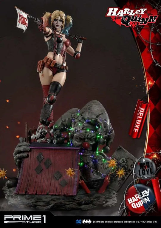 DC Comics Statue Harley Quinn Deluxe Ver. 91 cm - Smalltinytoystore