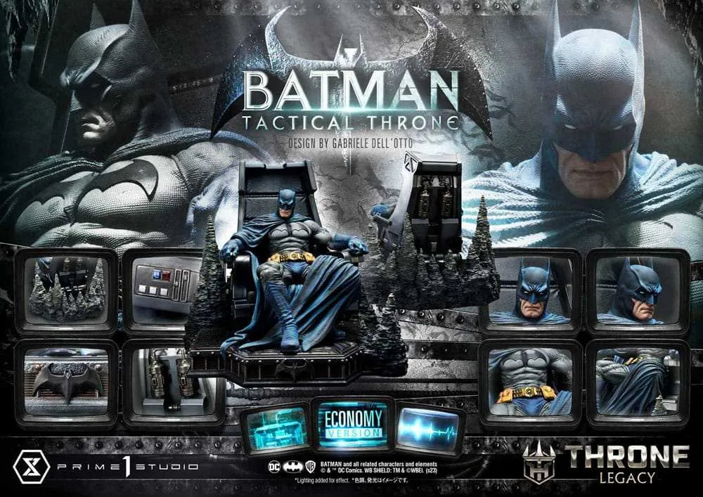 DC Comics Throne Legacy Collection Statue 1/3 Batman Tactical Throne Economy Version 46 cm - Smalltinytoystore