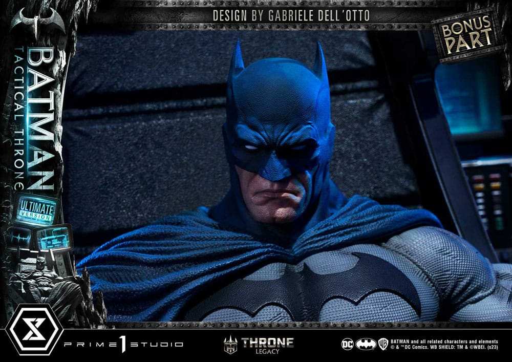 DC Comics Throne Legacy Collection Statue 1/3 Batman Tactical Throne Ultimate Bonus Version 57 cm - Smalltinytoystore