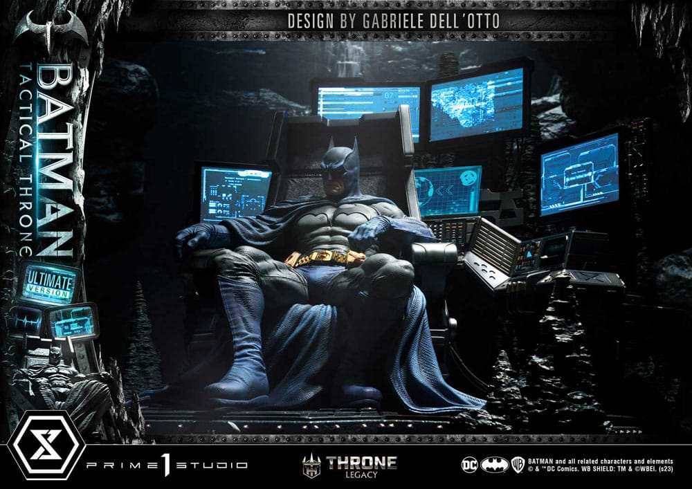 DC Comics Throne Legacy Collection Statue 1/3 Batman Tactical Throne Ultimate Version 57 cm - Smalltinytoystore
