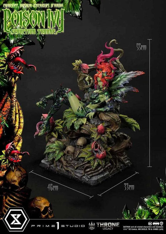 DC Comics Throne Legacy Collection Statue 1/4 Batman Poison Ivy Seduction Throne Deluxe Bonus Version 55 cm - Smalltinytoystore