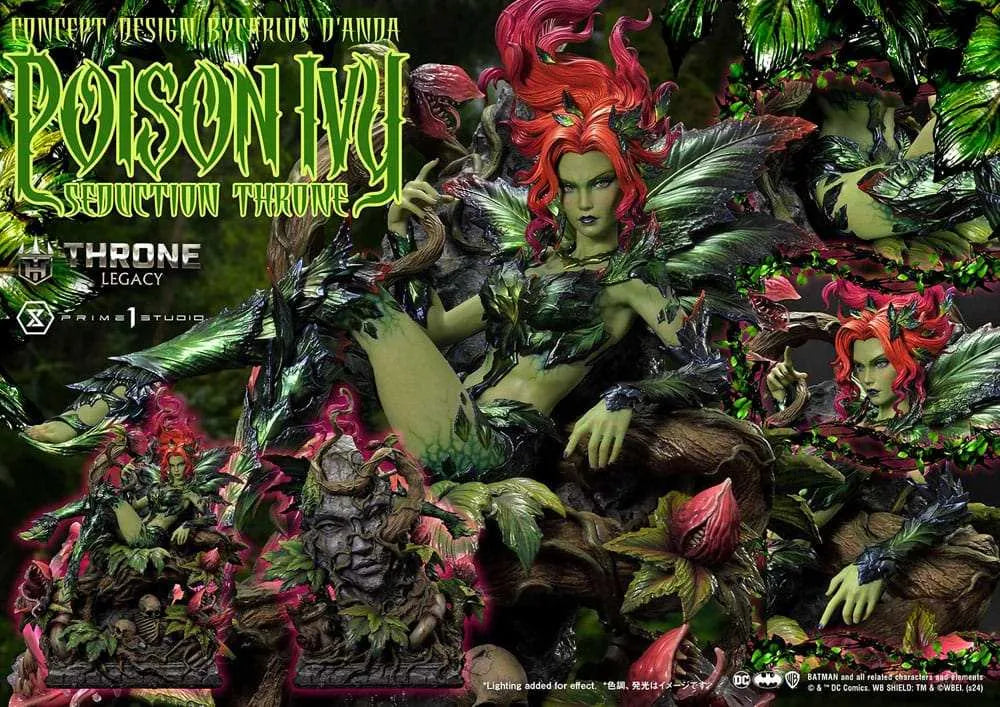 DC Comics Throne Legacy Collection Statue 1/4 Batman Poison Ivy Seduction Throne Deluxe Version 55 cm - Smalltinytoystore