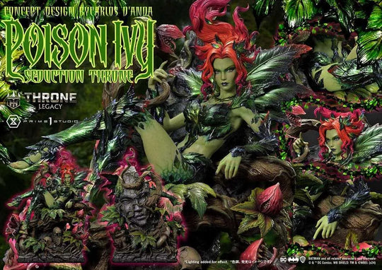 DC Comics Throne Legacy Collection Statue 1/4 Batman Poison Ivy Seduction Throne Deluxe Version 55 cm - Smalltinytoystore