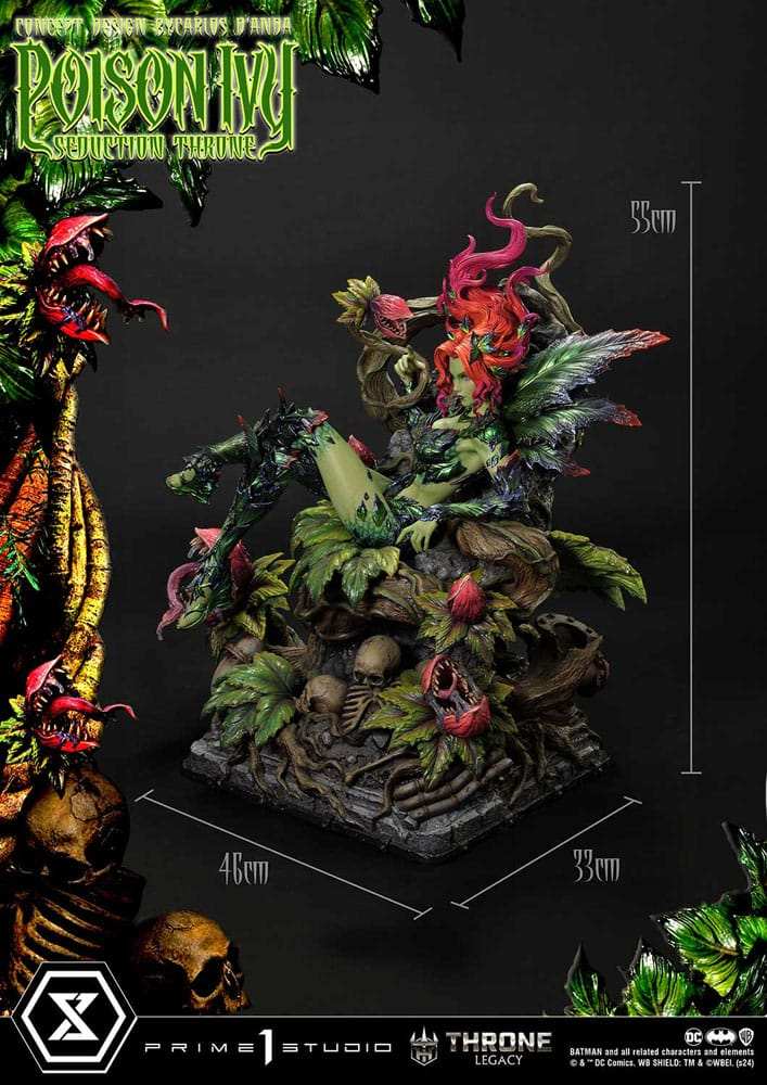 DC Comics Throne Legacy Collection Statue 1/4 Batman Poison Ivy Seduction Throne Deluxe Version 55 cm - Smalltinytoystore
