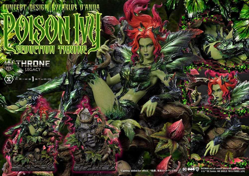 DC Comics Throne Legacy Collection Statue 1/4 Batman Poison Ivy Seduction Throne Deluxe Version 55 cm - Smalltinytoystore