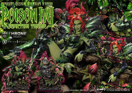 DC Comics Throne Legacy Collection Statue 1/4 Batman Poison Ivy Seduction Throne Deluxe Version 55 cm - Smalltinytoystore