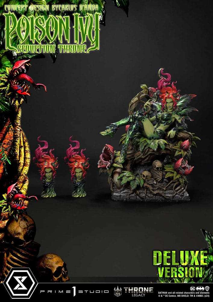 DC Comics Throne Legacy Collection Statue 1/4 Batman Poison Ivy Seduction Throne Deluxe Version 55 cm - Smalltinytoystore