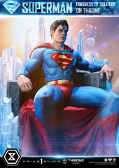 DC Comics Throne Legacy Collection Statue 1/4 Superman Fortress of Solitude on Throne (Design by Gabriele Dell'Otto) 52 cm - Smalltinytoystore