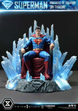 DC Comics Throne Legacy Collection Statue 1/4 Superman Fortress of Solitude on Throne (Design by Gabriele Dell'Otto) 52 cm - Smalltinytoystore
