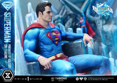 DC Comics Throne Legacy Collection Statue 1/4 Superman Fortress of Solitude on Throne (Design by Gabriele Dell'Otto) Ultimate Bonus Version 52 cm - Smalltinytoystore