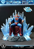 DC Comics Throne Legacy Collection Statue 1/4 Superman Fortress of Solitude on Throne (Design by Gabriele Dell'Otto) Ultimate Bonus Version 52 cm - Smalltinytoystore