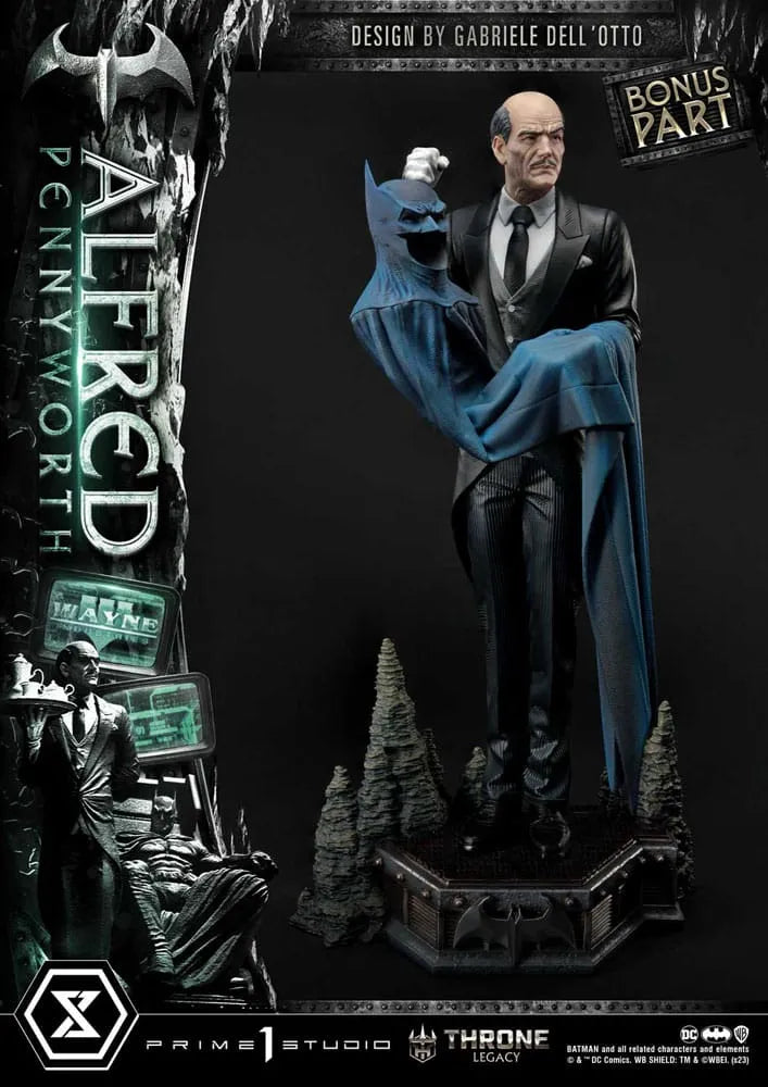 DC Comics Throne Legacy Series Statue Alfred Pennyworth (Batman Comics) Bonus Version 57 cm - Smalltinytoystore