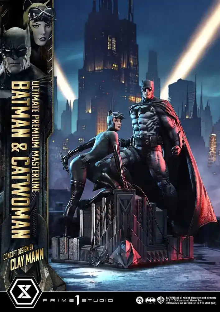 DC Comics Ultimate Premium Masterline Series Statue 1/4 Batman & Catwoman (Concept Design by Clay Mann) 56 cm