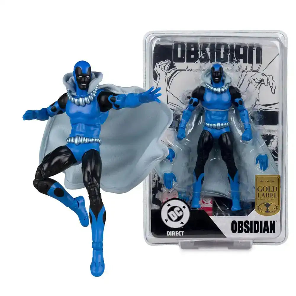 DC Direct Actionfigur Obsidian (Infinity Inc #16) (Chase) (Gold Label) 18 cm - Smalltinytoystore