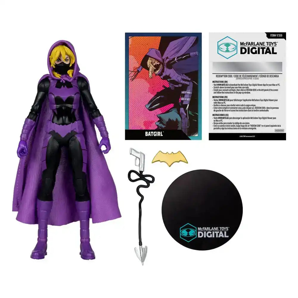 DC Direct McFarlane Toys Digital Actionfigur Batgirl Stephanie Brown (Batgirls) 17 cm - Smalltinytoystore