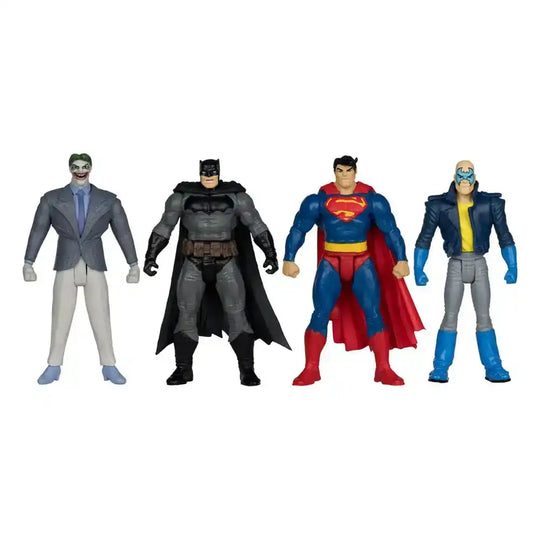 DC Direct Page Punchers Actionfiguren 4er-Pack Batman & Son of Batman & Superman & Joker 7 cm - Smalltinytoystore
