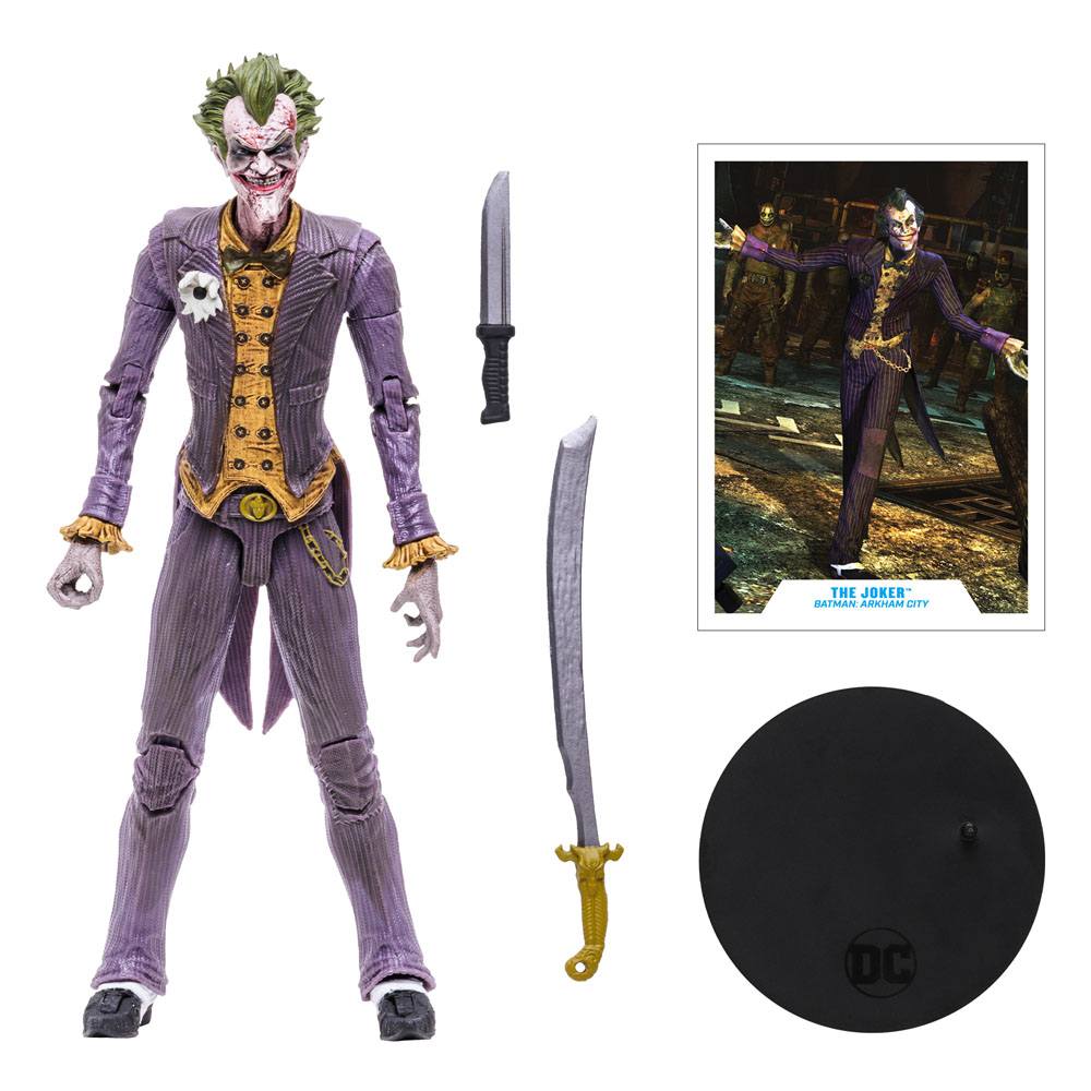DC Gaming Actionfigur The Joker (Batman: Arkham City) 18 cm - Smalltinytoystore