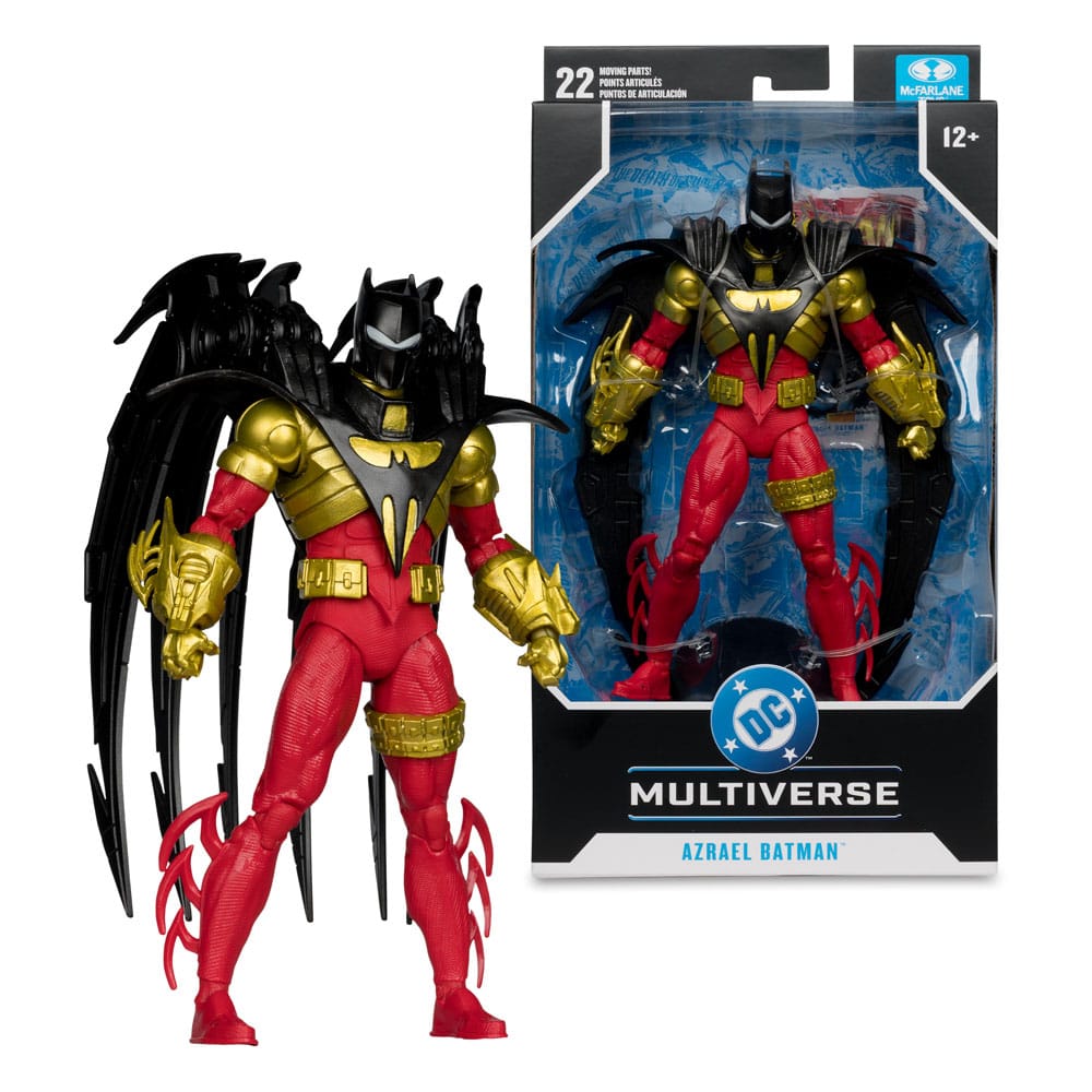 DC Multiverse Actionfigur Azrael Batman (Knightquest) 19 cm - Smalltinytoystore