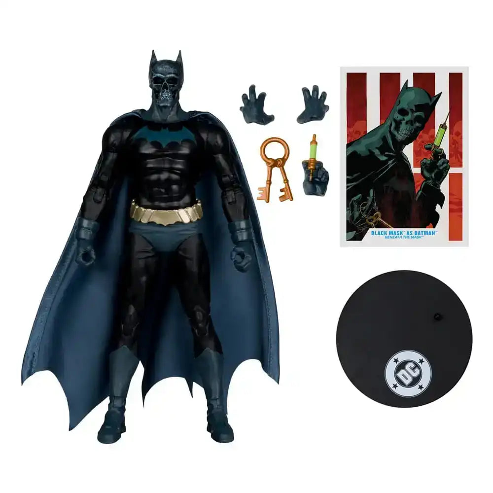 DC Multiverse Actionfigur Black Mask as Batman (Beneath the Mask) 18 cm