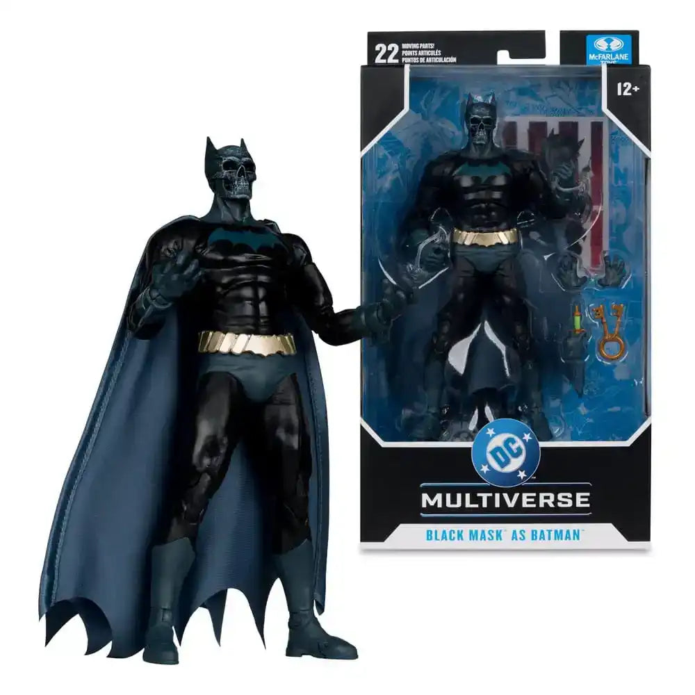 DC Multiverse Actionfigur Black Mask as Batman (Beneath the Mask) 18 cm