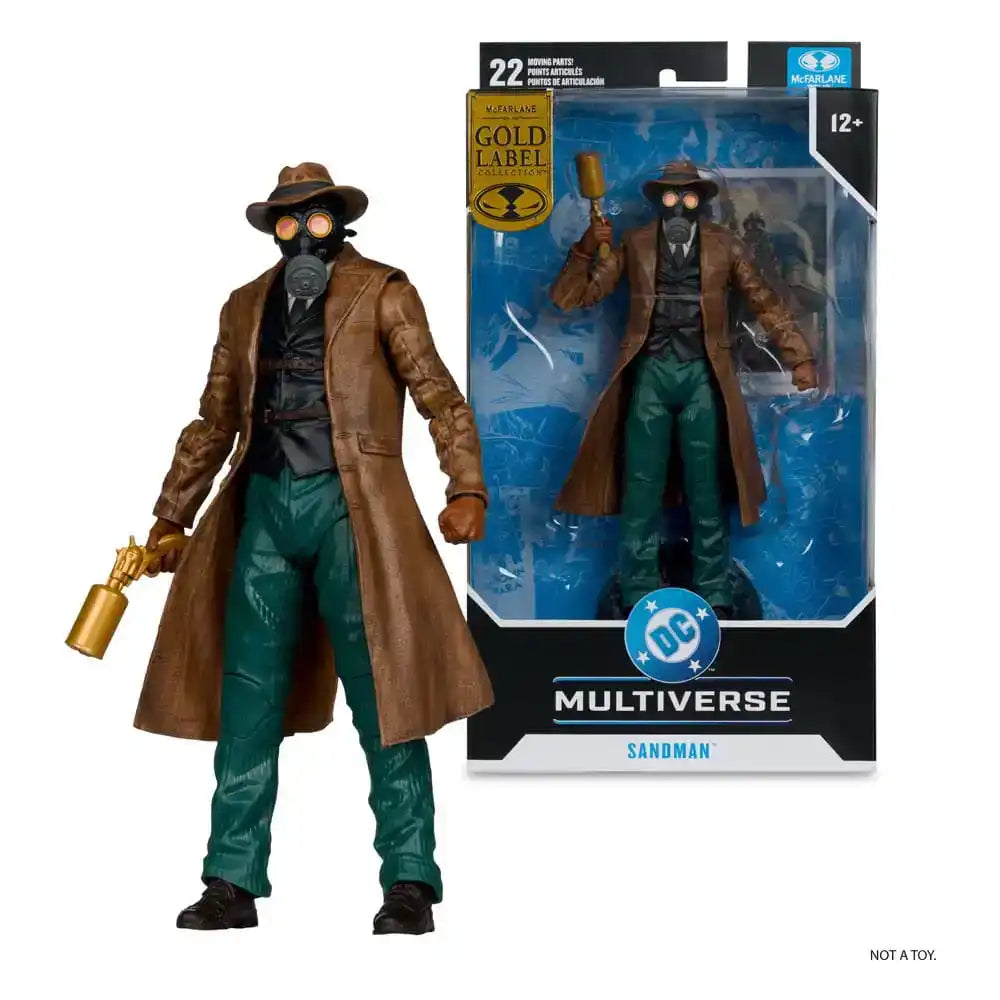 DC Multiverse Actionfigur Sandman (Wesley Dodds: The Sandman) (Gold Label) 15 cm - Smalltinytoystore