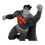 DC Multiverse Actionfigur Superman (The Dark Knight Returns) (Black & White Accent Edition) (Gold Label) 18 cm - Smalltinytoystore