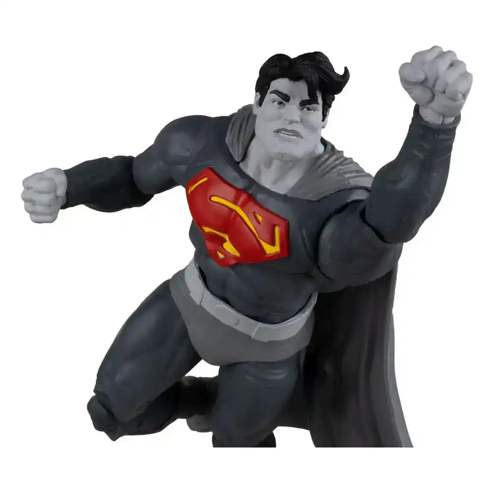 DC Multiverse Actionfigur Superman (The Dark Knight Returns) (Black & White Accent Edition) (Gold Label) 18 cm - Smalltinytoystore