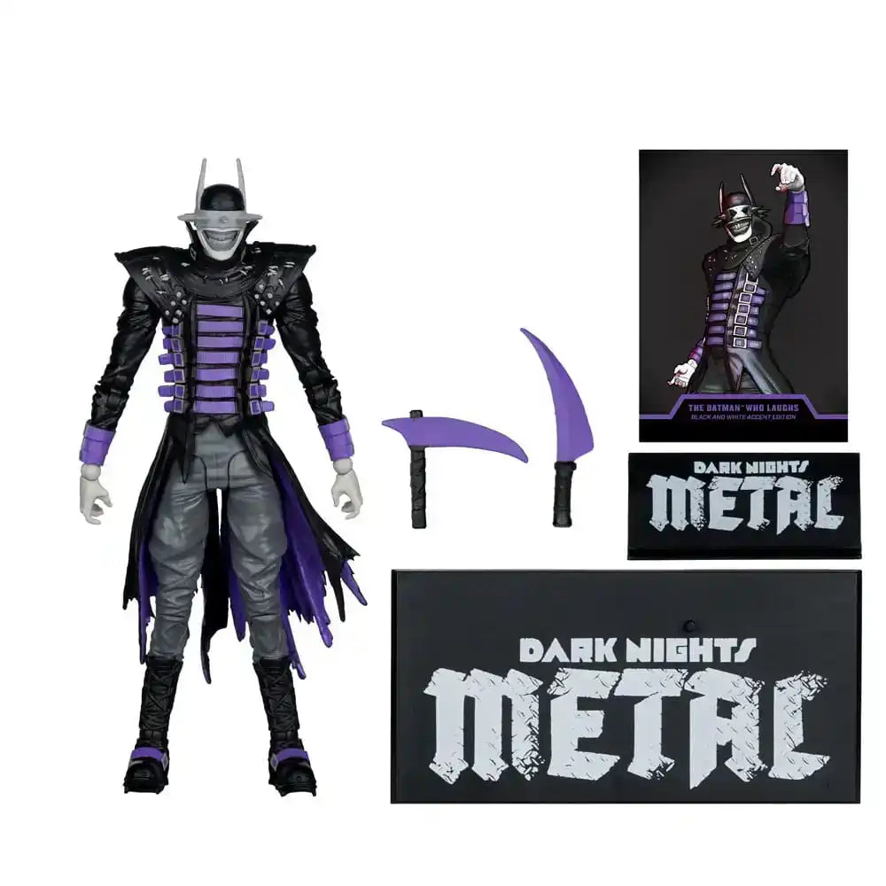 DC Multiverse Actionfigur The Batman Who Laughs (B&W with accent) (Gold Label) 18 cm
