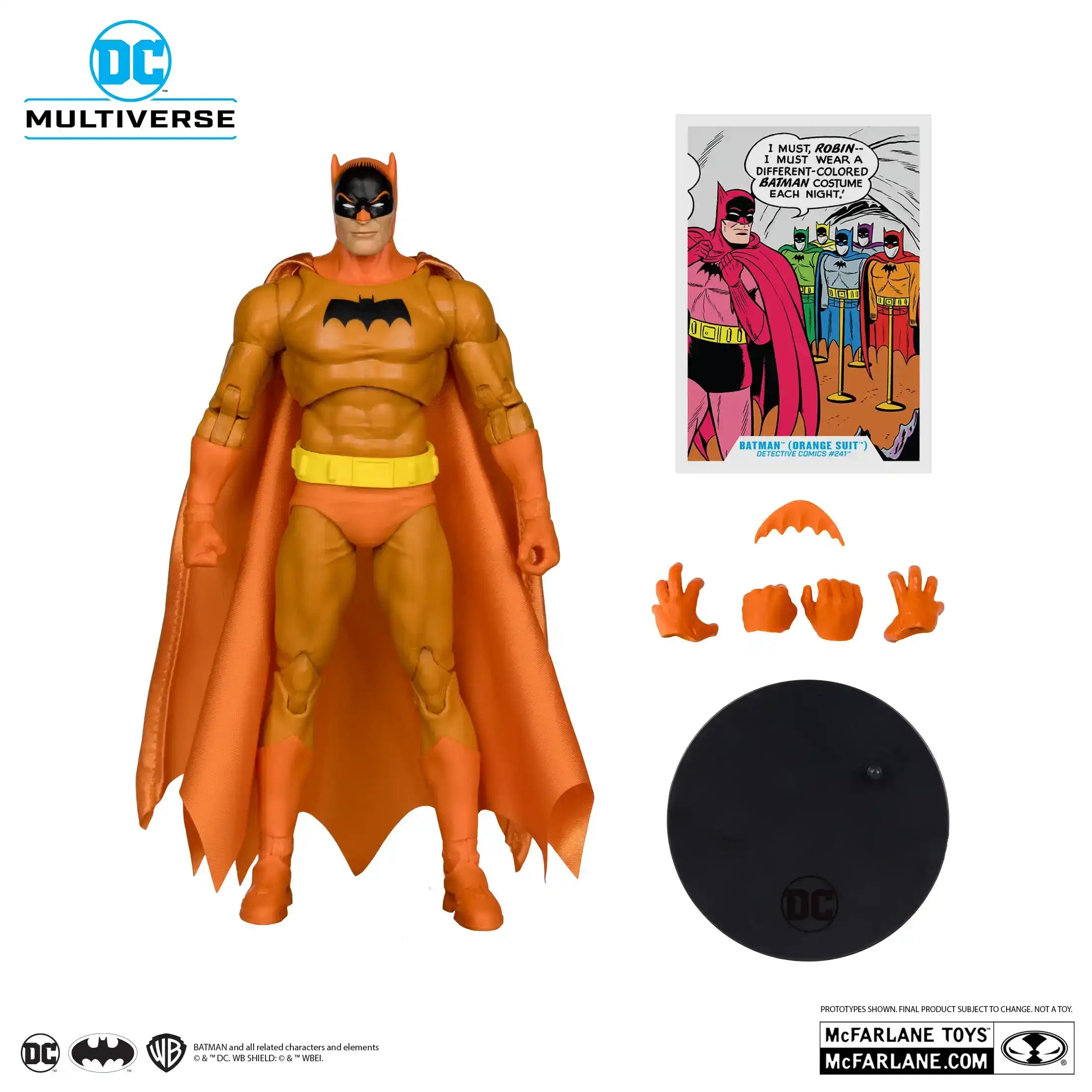 DC Multiverse Actionfiguren Orange Batman CHASE - Smalltinytoystore