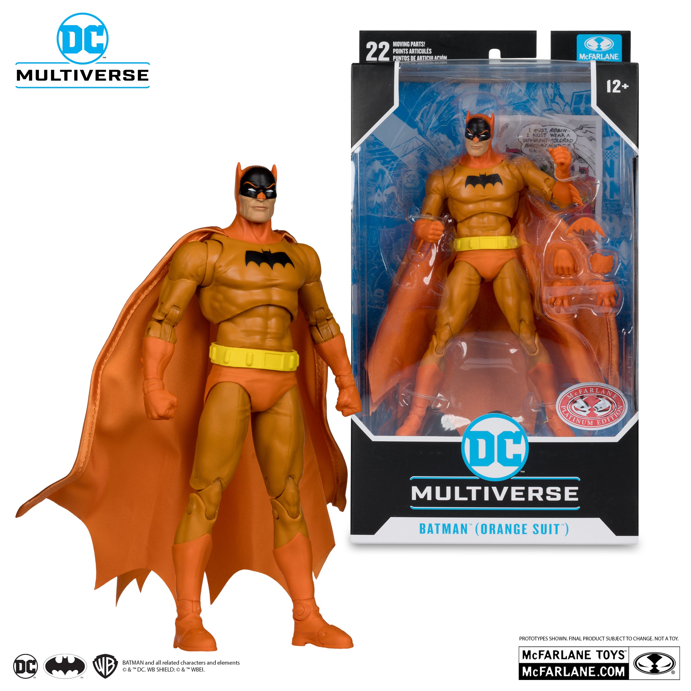 DC Multiverse Actionfiguren Orange Batman CHASE - Smalltinytoystore