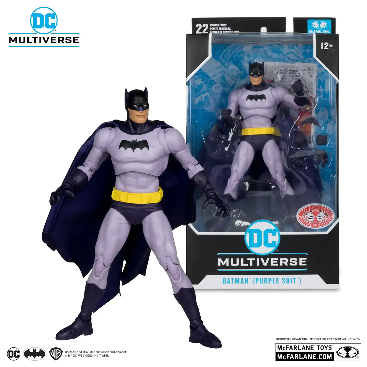 DC Multiverse Actionfiguren Purple Batman CHASE - Smalltinytoystore