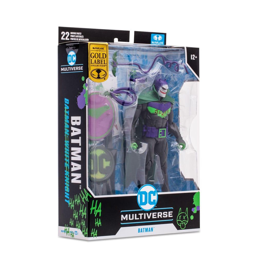 DC Multiverse Batman White Knight Jokerized Gold Label 18 cm - Smalltinytoystore