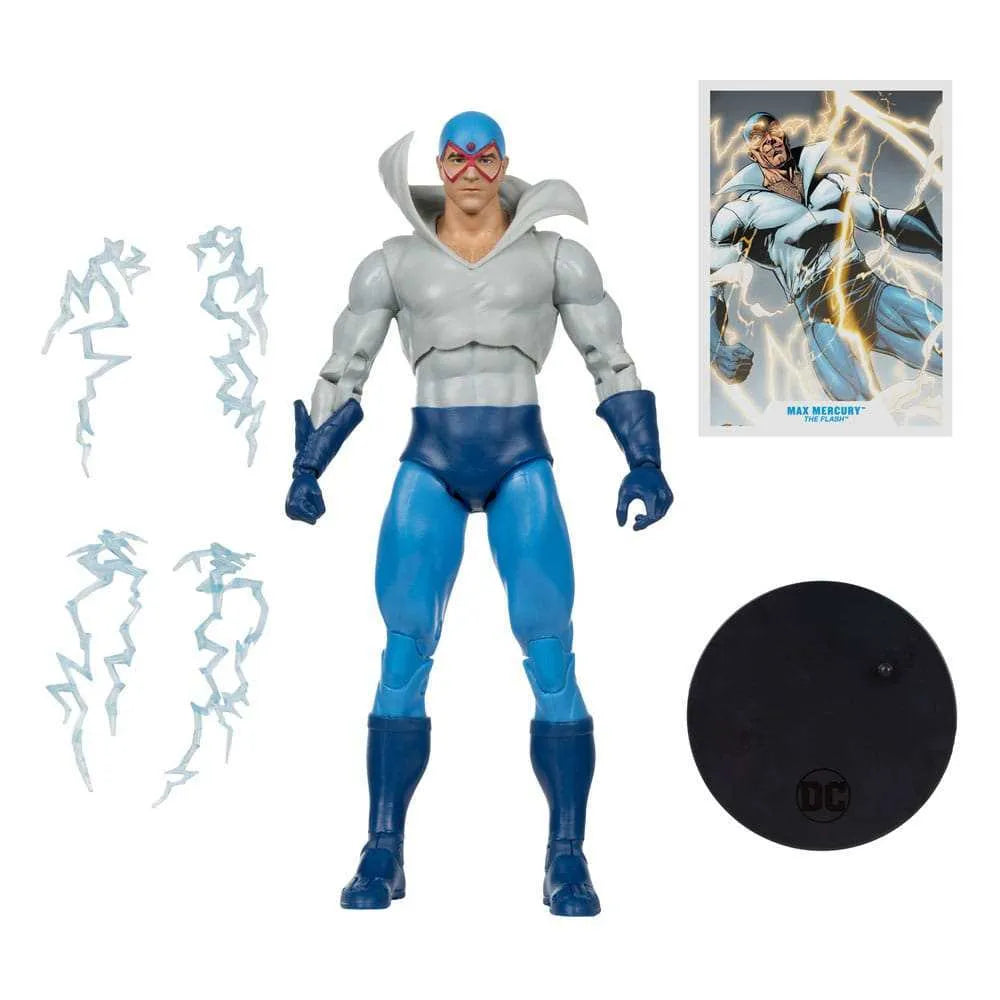 DC Multiverse Max Mercury (The Flash) Gold Label 18 cm - Smalltinytoystore