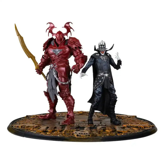 DC Multiverse McFarlane Collector Edition Actionfiguren 2er-Pack #04 Batman who laughs (Knight Armor) & Merciless (Dark Multiverse)  18 cm